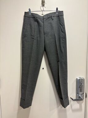 TELA Gray Dress Pants - Classic Tailored Fit